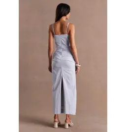 Sovere Beguile Midi Dress Moody Blue Size Small / AU 8 for rent on The Volte - image 4