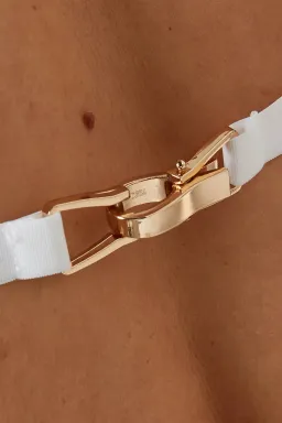 Elliatt Malina Lace Tulle Midi Dress in Ivory Size S / AU 8 for rent on The Volte - image 3