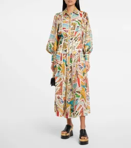 Alemais Star Man Midi Shirtdress Multi Size 10 AU for rent on The Volte - image 7