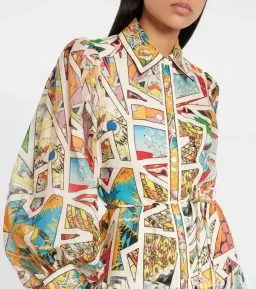 Alemais Star Man Midi Shirtdress Multi Size 10 AU for rent on The Volte - image 10