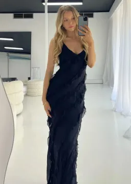 Rat & Boa Selena Dress Black Size 6 for rent on The Volte - image 4