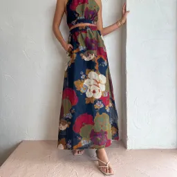 Sir the Label Bonita Halter Top and Maxi Skirt Set Floral Size 6 for rent on The Volte - image 6