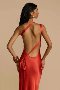 Arcina Ori Monique Dress in Rust Size S / AU 8 for rent on The Volte - image 3