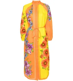 Alemais Jude Linen Midi Shirtdress Multi/Floral Size AU 10 for rent on The Volte - image 4