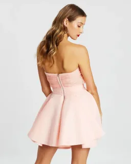 Eliya the Label Tayla Mini Dress Peach Size XS/Au 6  for rent on The Volte - image 2