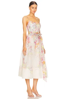 Zimmermann Natura Corset Midi Dress Kaleidoscope Garden Size 3 / AU 14 for rent on The Volte - image 2