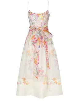 Zimmermann Natura Corset Midi Dress Kaleidoscope Garden Size 3 / AU 14 for rent on The Volte - image 4