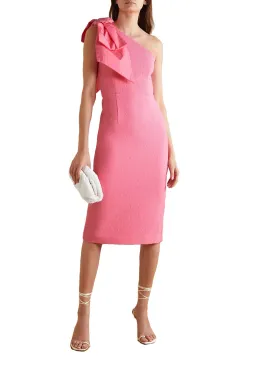 Rebecca Vallance Montez Midi Dress Pink Size 6 for rent on The Volte - image 1