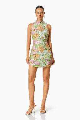 Elliatt - The Sunbeam Mini Dress Floral - Size 12 for rent on The Volte - image 1