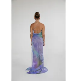 HNTR the label Flor Maxi Dress in Lotus Size AU 8 for rent on The Volte - image 2