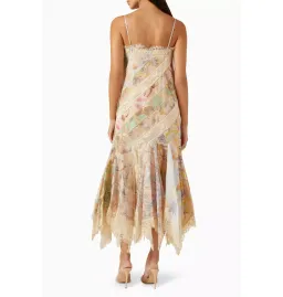 Zimmermann Eden Spliced Slip Dress in Spliced Eden Size 0 / AU 8  for rent on The Volte - image 3