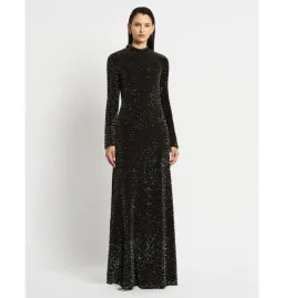 Sass & Bide Dark Demise Dress in Black Size AU 12 for rent on The Volte - image 1