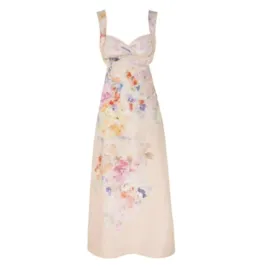 Zimmermann Crush Midi Dress in Multi Floral Size 1 / AU 10 for rent on The Volte - image 1