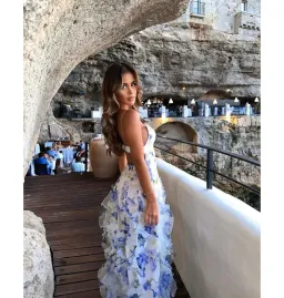 Menti Iris flower Maxi Dress Floral Size AU 10-12 for rent on The Volte - image 4