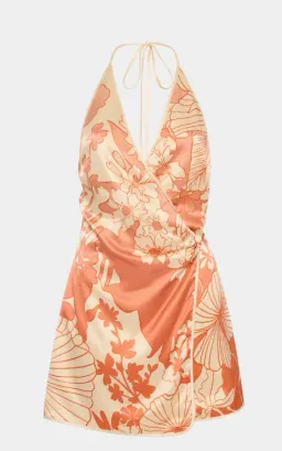 Sir The Label Como Twist Mini Dress Paradiso Print Size AU 10 for rent on The Volte - image 5