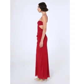 Benni Noah Maxi Dress in Cherry Red Size 6 for rent on The Volte - image 2