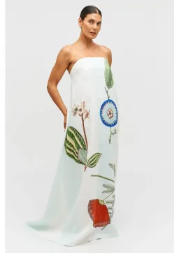 Oroton Grand Floral Gown Print Size 8 for rent on The Volte - image 1