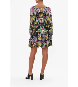 Camilla Meet Me In Marchesa Double Ruffle Dress Long Sleeves Size S/Au 10 for rent on The Volte - image 3