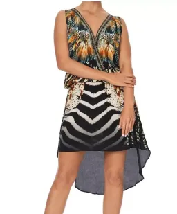 Camilla Cross Over Dress With Long Back Lost Paradise Size XS/Au 8  for rent on The Volte - image 2