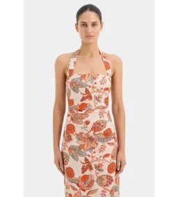 Sir the Label Noemi Halter Dress Desert Wildflower Size 3/Au 12 for rent on The Volte - image 2