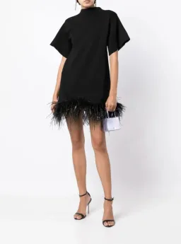 Rachel Gilbert Rita Mini Dress Black Size S/AU8 for rent on The Volte - image 1