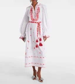 Alemais Hearts Embroidered Dress White Size 8 for rent on The Volte - image 4