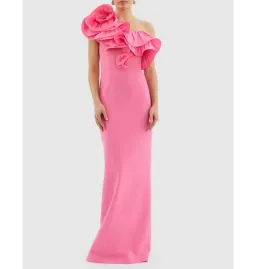 Rebecca Vallance Rosita Gown Shrimp Pink Size AU 8 for rent on The Volte - image 6