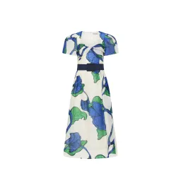 Rebecca Vallance Blue Ivy Midi Dress Print Size AU 14 for rent on The Volte - image 3