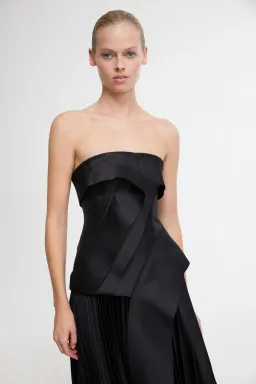 Acler Hammil Midi Dress Black Size 12  for rent on The Volte - image 2