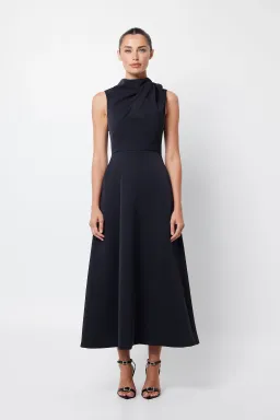 Mossman Cosmic Maxi Dress Navy Size 10 for rent on The Volte - image 1