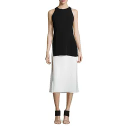 A.L.C. Mer Sleeveless Midi Dress Black White Size AU 4 for rent on The Volte - image 4