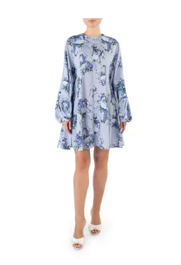 Emilia Wickstead Nova Wisteria Long Sleeve Mini Dress Floral Size AU 14 for rent on The Volte - image 2