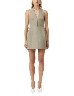 Camilla and Marc Pompidou Mini Dress Olive Marle Size 8 for rent on The Volte - image 7