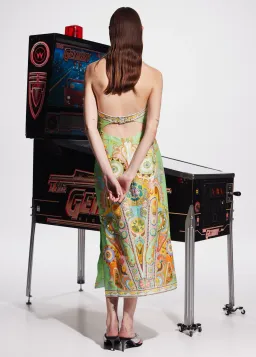 Alemais Pinball Bodice Midi Dress Print Size 10  for rent on The Volte - image 2