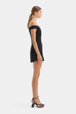 Sir the Label Sandrine Off Shoulder Mini Dress Black Size 12 for rent on The Volte - image 2