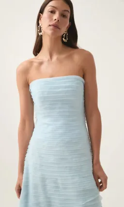 Aje Soundscape Maxi Dress Sea Breeze Size 6 for rent on The Volte - image 2