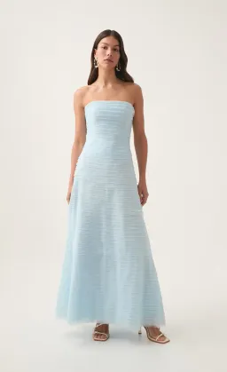 Aje Soundscape Maxi Dress Sea Breeze Size 6 for rent on The Volte - image 1