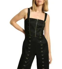 Sass & Bide Abstract After Dark Jumpsuit Black Size AU 10 for rent on The Volte - image 3