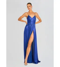 Retrofete Doss Dress Cobalt Blue Size AU 12 for rent on The Volte - image 1