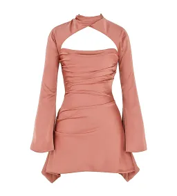 House of CB Toira Dress Rose Size XS / AU 6 for rent on The Volte - image 4