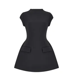 Odd Muse Ultimate Muse Cap Sleeve Mini Dress Black Size XS / AU 6 for rent on The Volte - image 4