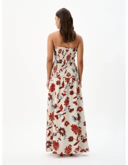 Roame Millie Dress in Cactus Bloom Sand Size 2 / AU 10 for rent on The Volte - image 3