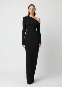 Effie Kats Cayley Gown Black Size S / AU 8 for rent on The Volte - image 1