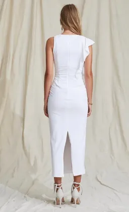 Maurie and Eve Nador Midi Dress White Size 10 for rent on The Volte - image 2
