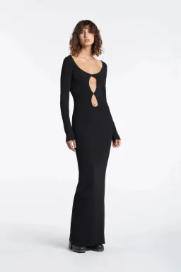 Sir the Label Petit Palace Midi Dress Black Size 8 for rent on The Volte - image 1
