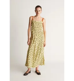 Lee Matthews Daphne Apron Dress Yellow Size 0/Au  for rent on The Volte - image 1