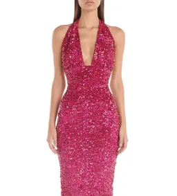 Eliya The Label  Emilee Dress Pink Sequin Size XL / AU 14 for rent on The Volte - image 2