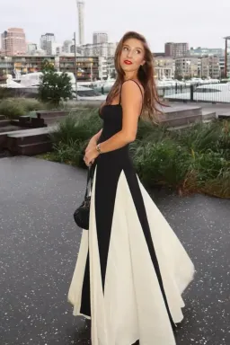 Arcina Ori Paloma Dress Black/White Size AU 8 for rent on The Volte - image 1