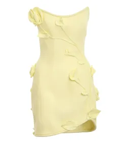 Zimmermann  Matchmaker Rose Mini Dress Yellow Size 3 / AU 14 for rent on The Volte - image 4