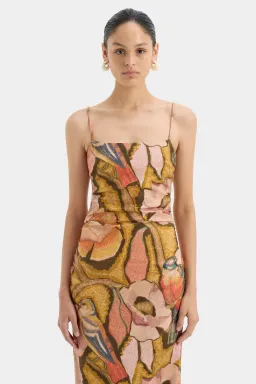 Sir Talulah Column Dress in Sanderling Floral Size 3 (AU 12) for rent on The Volte - image 2